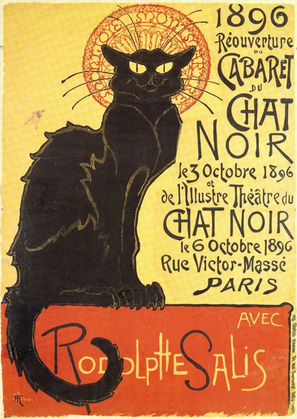 плакат Т.А. Стейнлена Чёрный кот