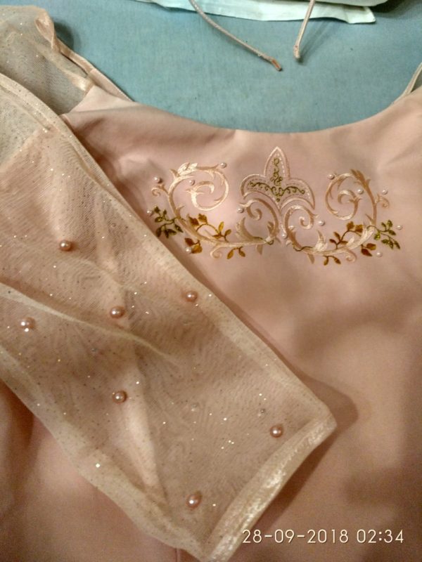 Свадебное платье Розовая жемчужина