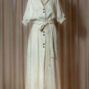 Летнее льняное платье - индивидуальный пошив на заказ